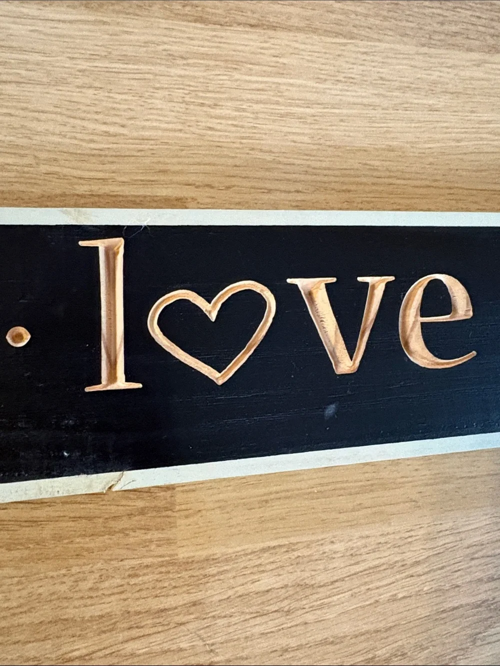 NEW eat•pray•love Wood Sign Farm-house Style Engraved Rustic Primitive